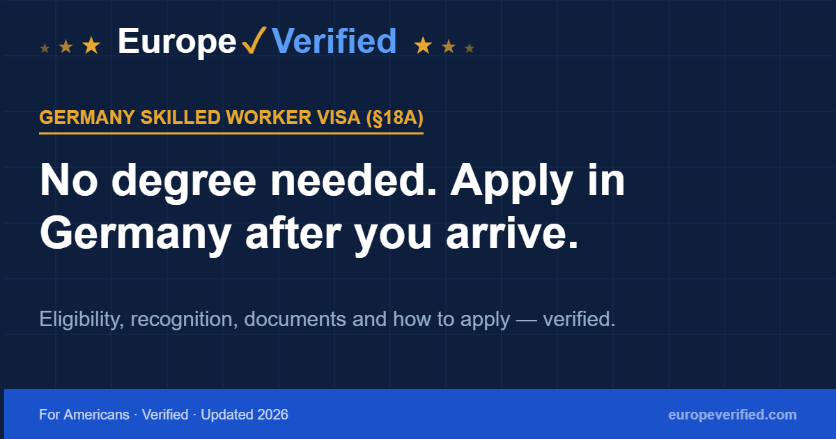 Germany Skilled Worker Visa 2026: Eligibility & How to Apply